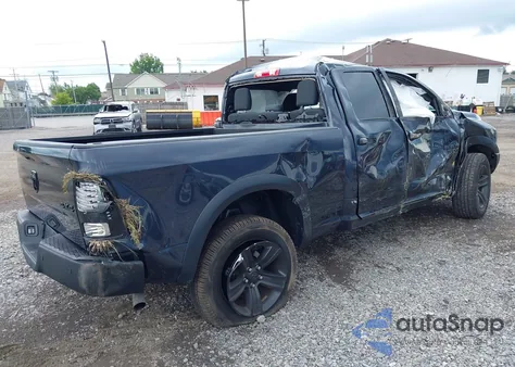 2021 Ram 1500 Classic Warlock 4X4 6'4 Box z USA, uszkodzony, nr VIN 1C6RR7GG4MS510491